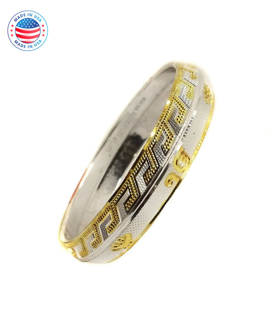 Handmade 999 Sterling Silver Sikh Khalsa Kara | Solid Silver Kada Bracelet/Bangle | Traditional Punjabi Jewelry with Brilliant Finish