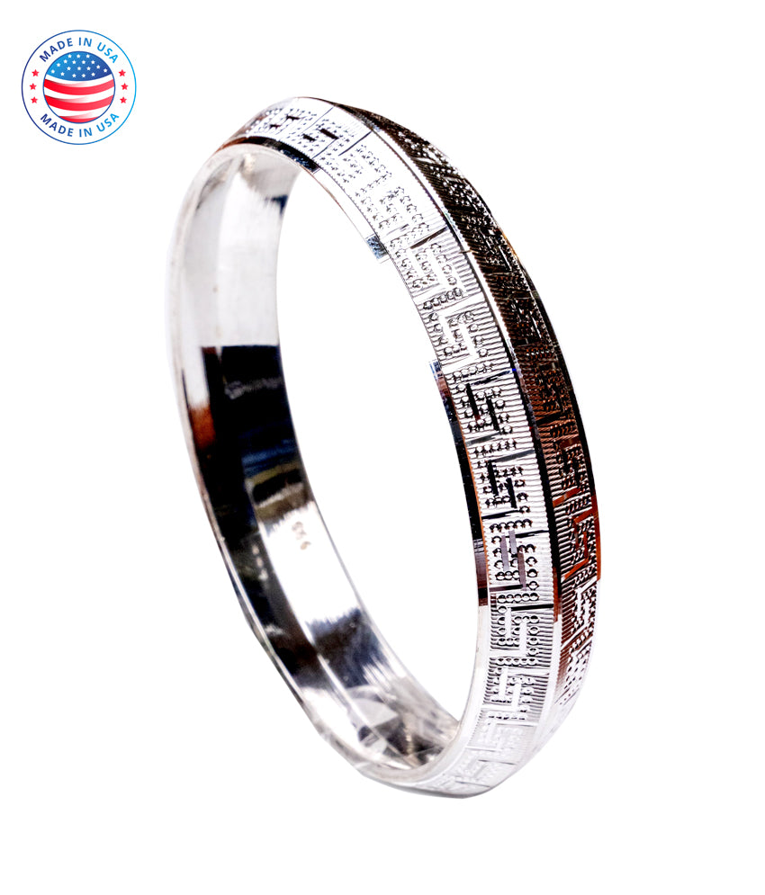 Punjabi Kara | 925 Sterling Silver Sikh Khalsa | Handmade Kada | Made in USA