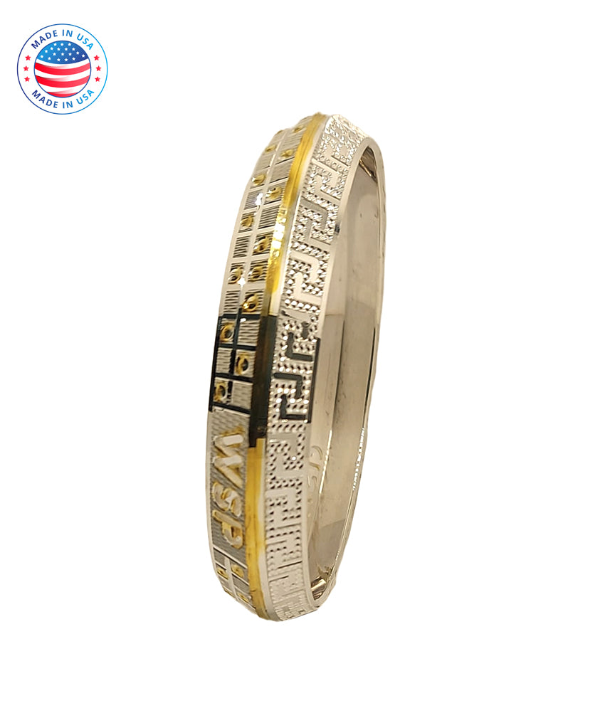 Custom Handmade 925 Sterling Silver Sikh Khalsa Kara | Punjabi Kada Bracelet | Engravable Bangle with Brilliant Finish | Made in USA