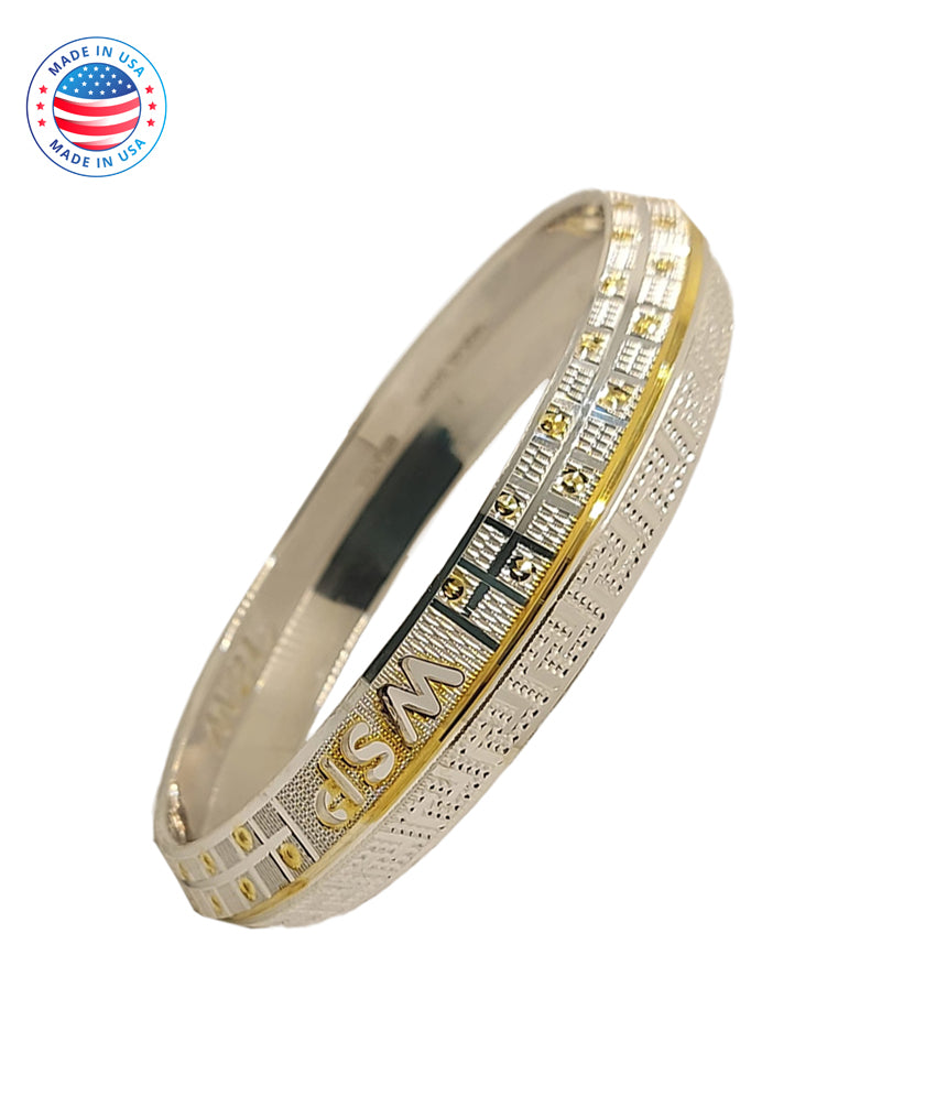 Custom Handmade 925 Sterling Silver Sikh Khalsa Kara | Punjabi Kada Bracelet | Engravable Bangle with Brilliant Finish | Made in USA