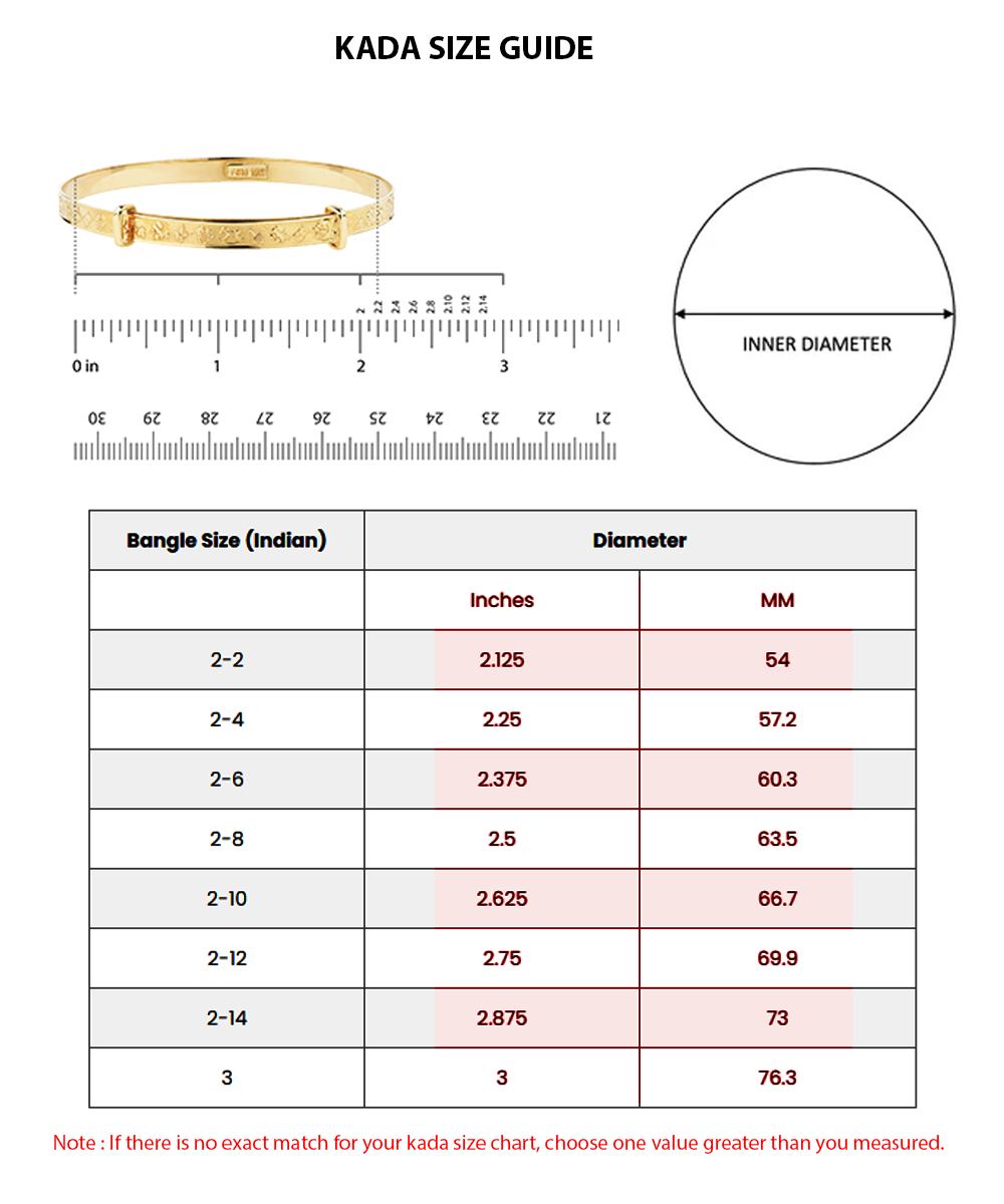 Indian Jewelry Punjabi Style kada | Men Bracelet | Made in USA | Pure Silver Bangle